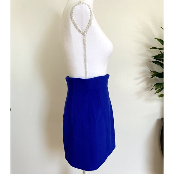 💙 Electric Blue High-Waisted Mini Skirt 💙 - Picture 7 of 11